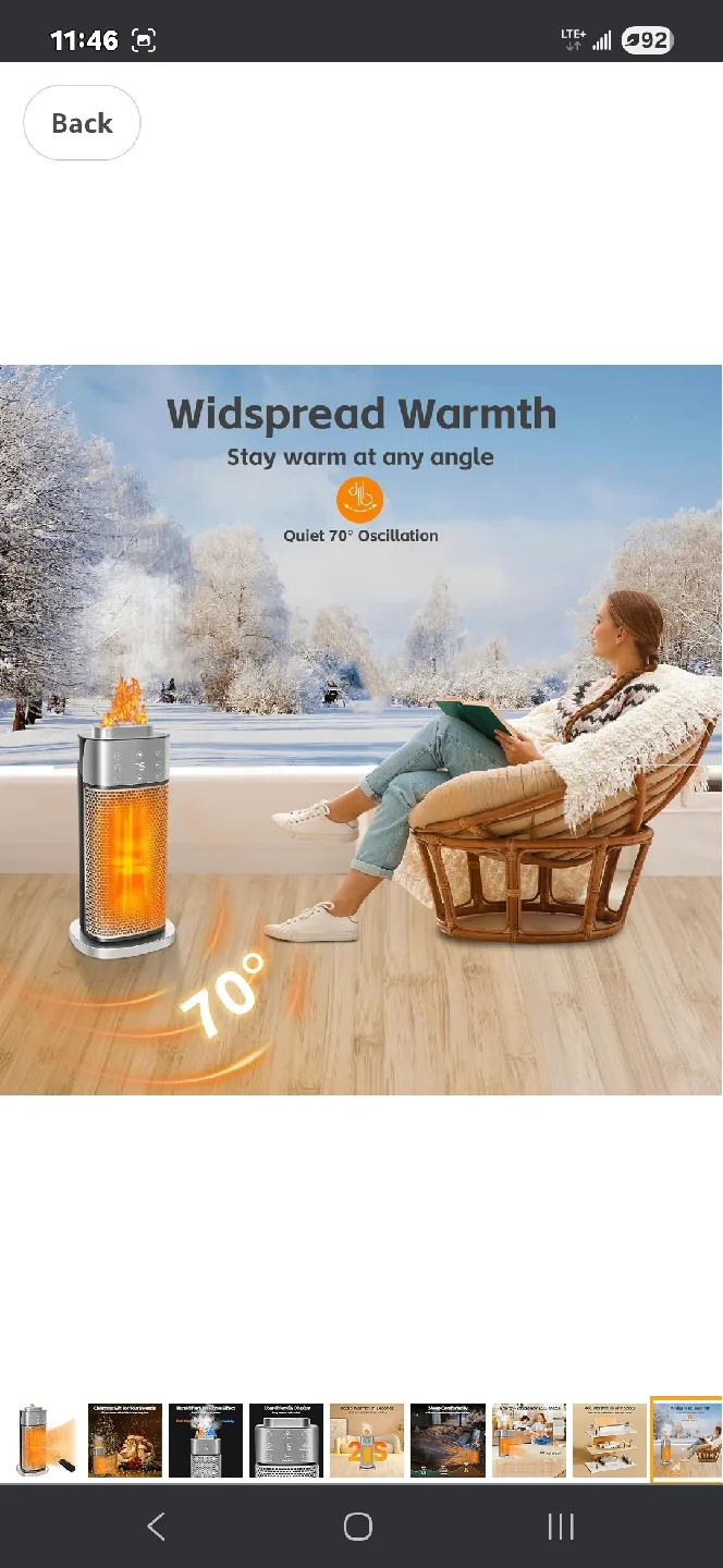 Space Heater JS-2 with Humidifier 2in1 Remote,NEW image indicator(4)