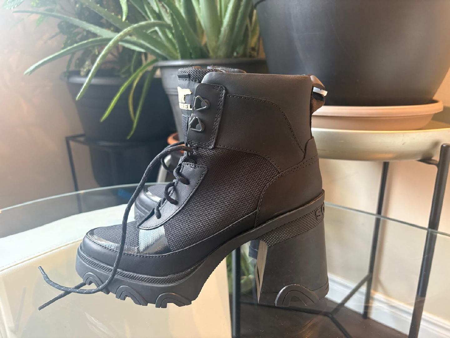 Sorel Women's Brex Heel Lace Boot - Black, Size 7 - photo 4