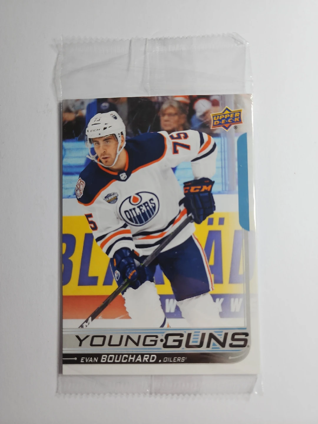 Evan Bouchard Oilers Young Guns Hockey Card