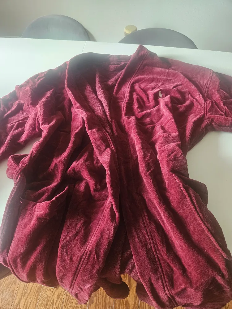 Ralph Lauren Burgundy Robe thumbnail