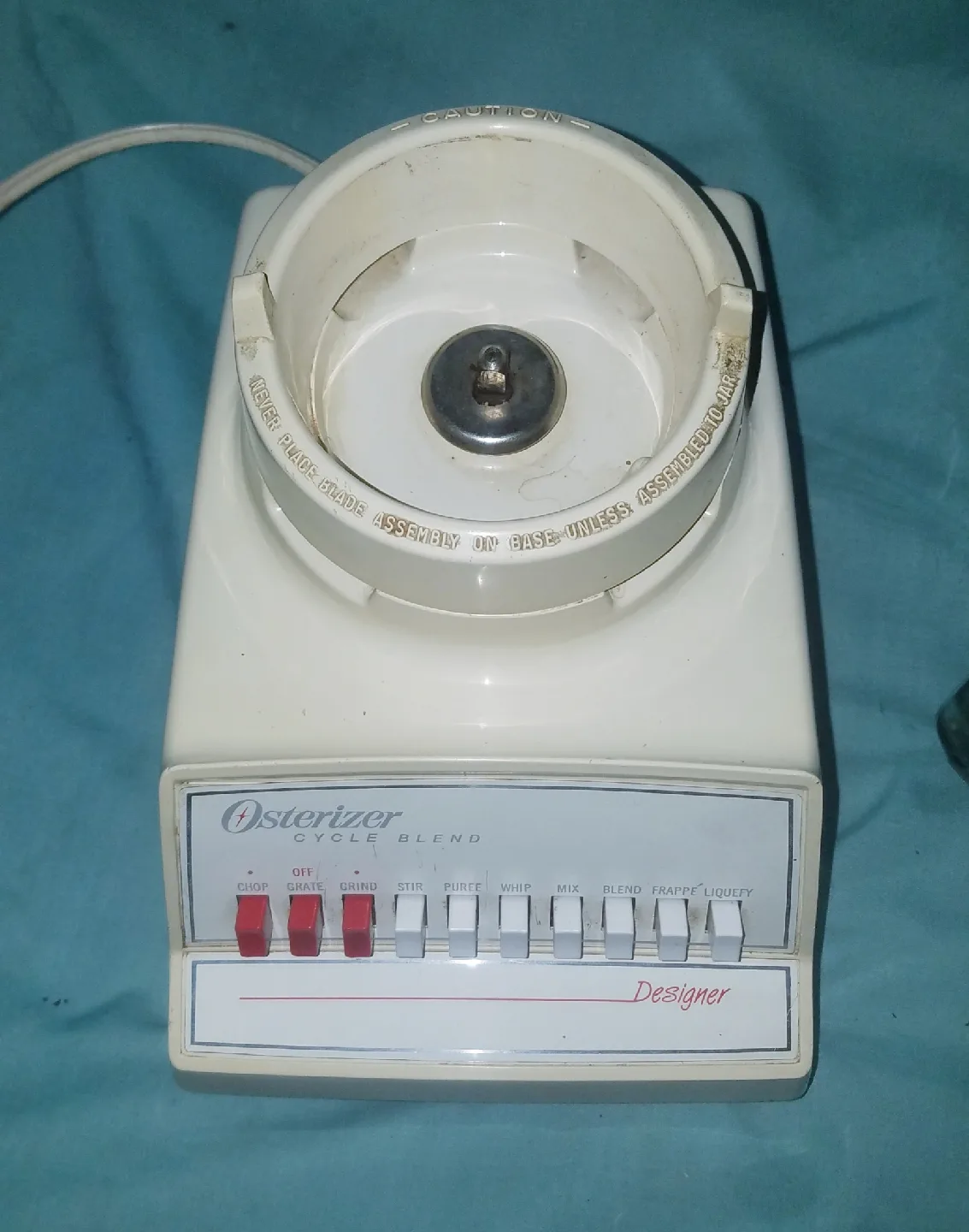 Vintage Osterizer Cycle Blend 10 Speed Blender  Read Description image indicator(7)