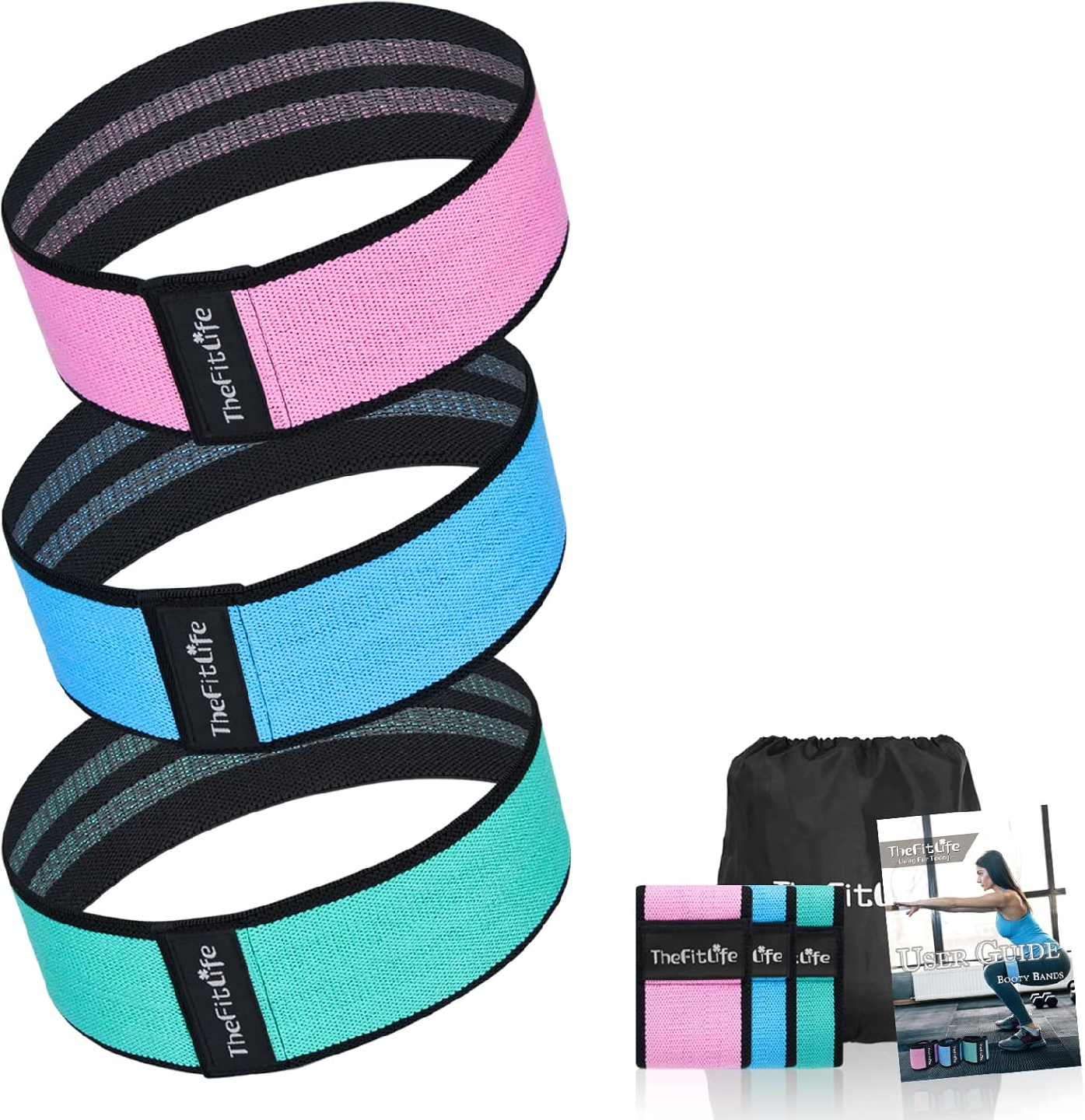 TheFitLife Resistance Bands for Legs and Butt