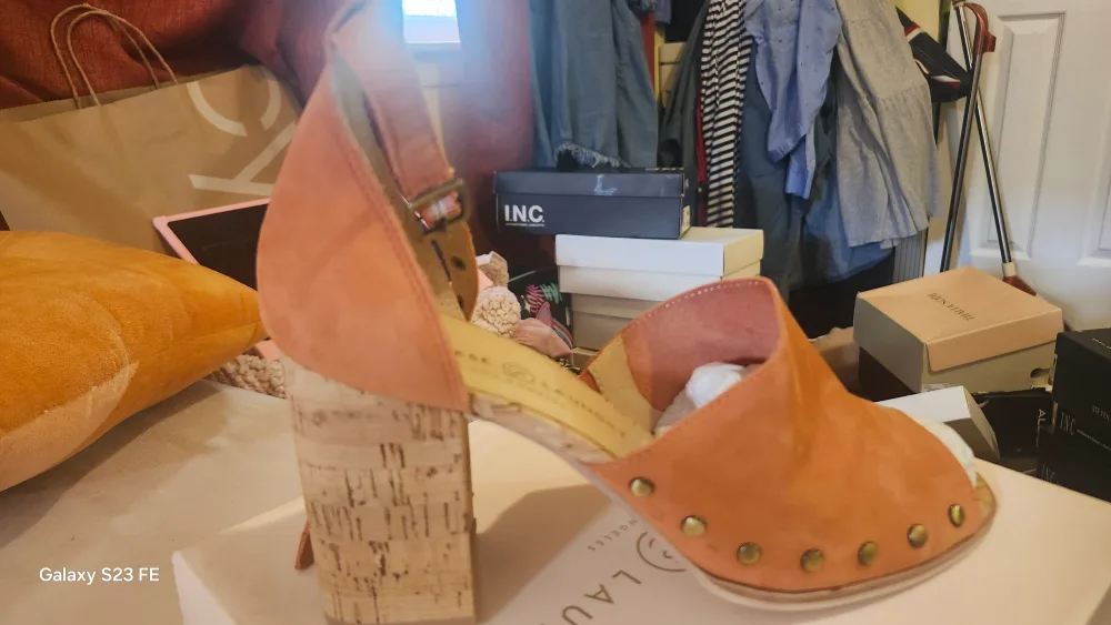 Chinese Laundry Women's Orange Heel, Size 10 image indicator(3)