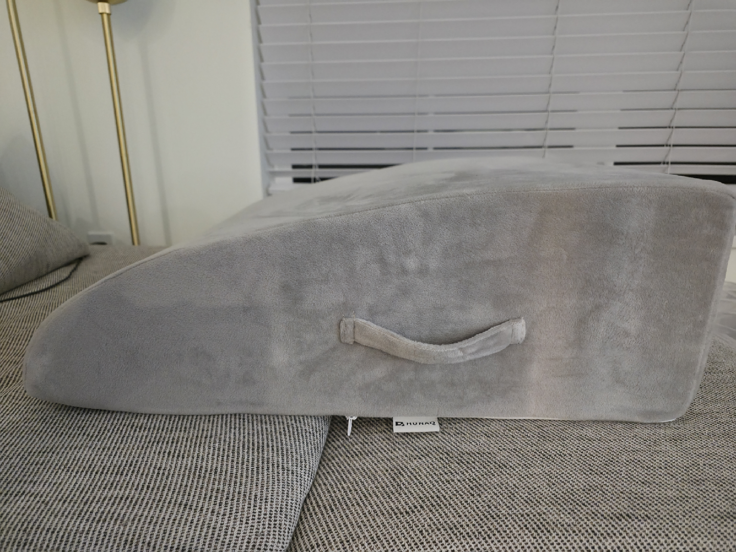 leg Wedge Pillow - Grey - photo 3