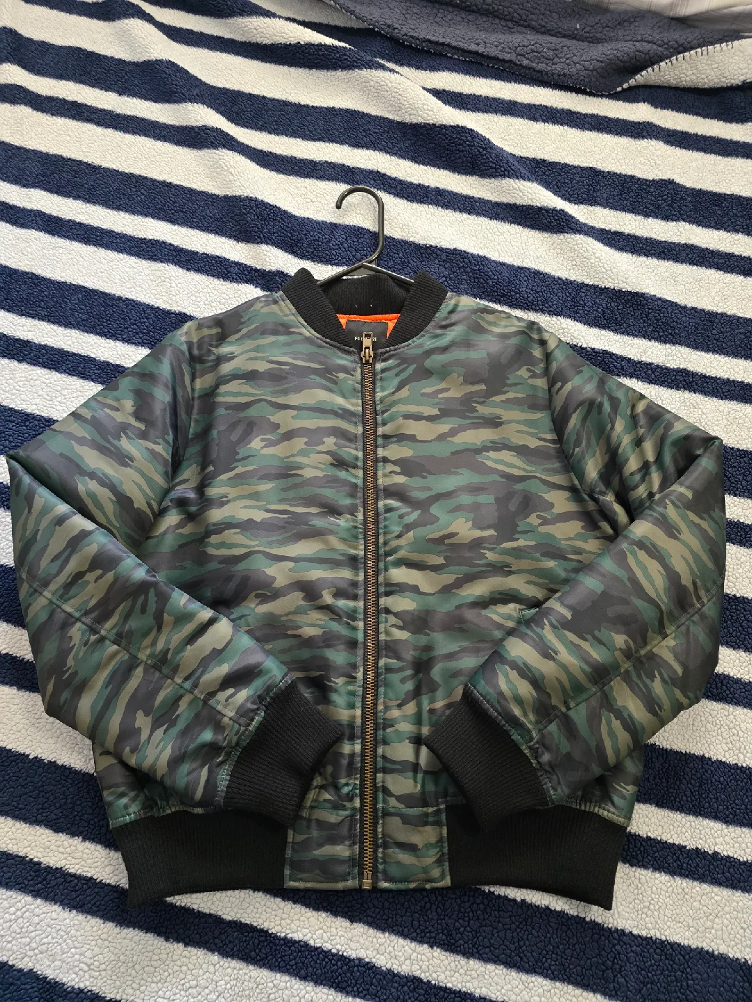 Forever 21 Camo Bomber Jacket thumbnail