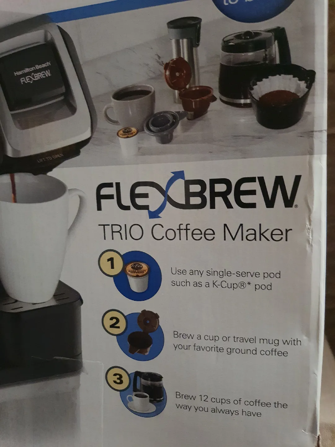 Hamilton Beach FlexBrew TRIO Coffee Maker image indicator(3)