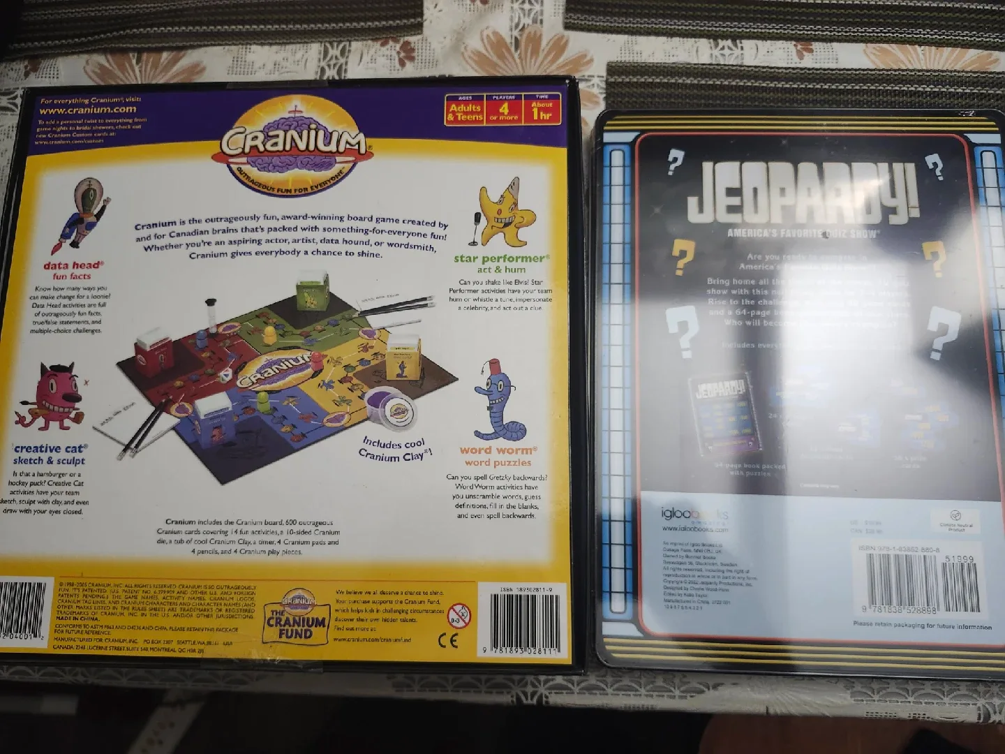 Cranium Board Game & Jeopardy! Quiz Show image indicator(2)