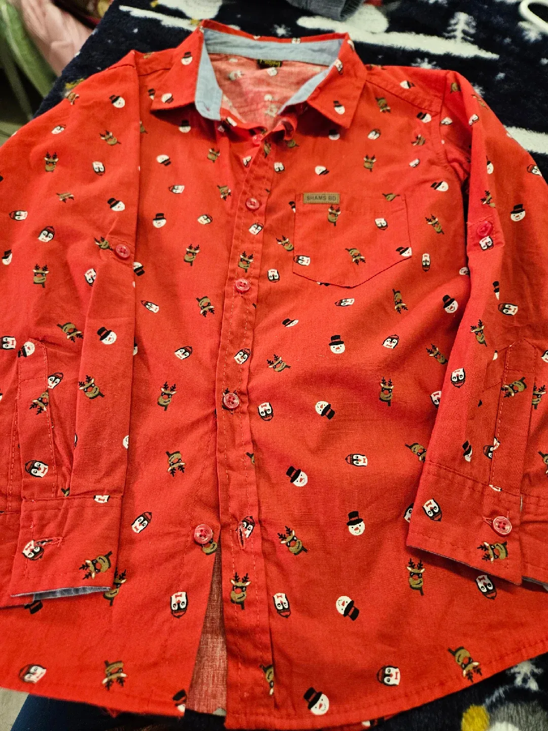 Shamshbd Kids Button-Down Shirt - Size 11/12V thumbnail