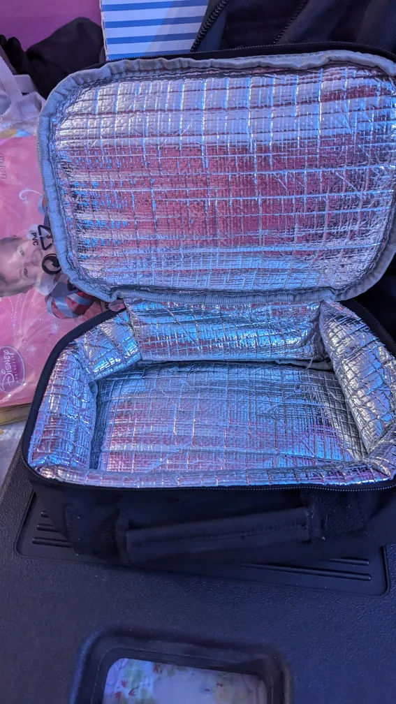 Black Insulated Lunch Bag image indicator(2)