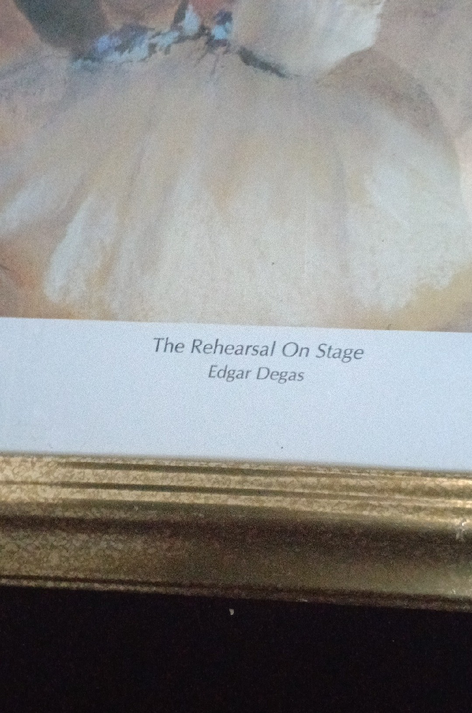 Edgar Degas Framed Print - The Rehearsal On Stage - photo 2