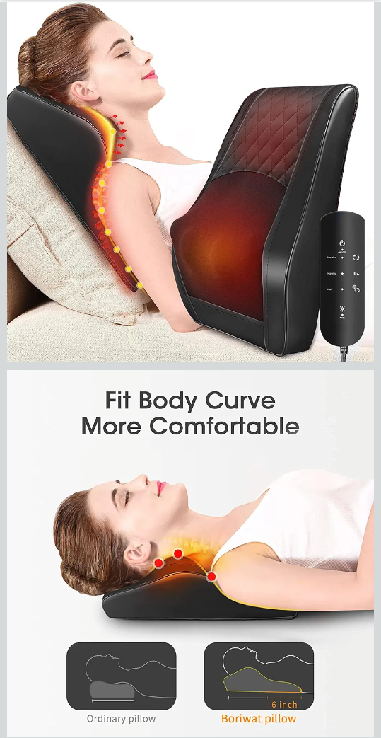 Shiatsu Back Massager with Heat & Remote - photo 4
