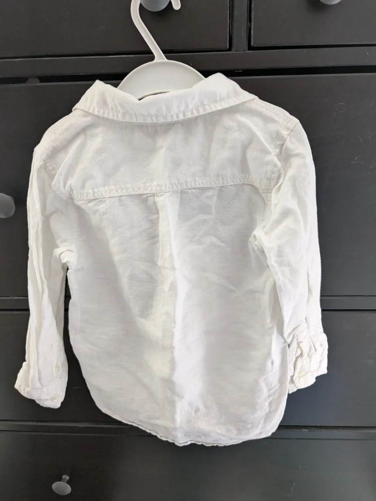 Baby Gap Toddler White  Shirt - Size 4 Years image indicator(2)