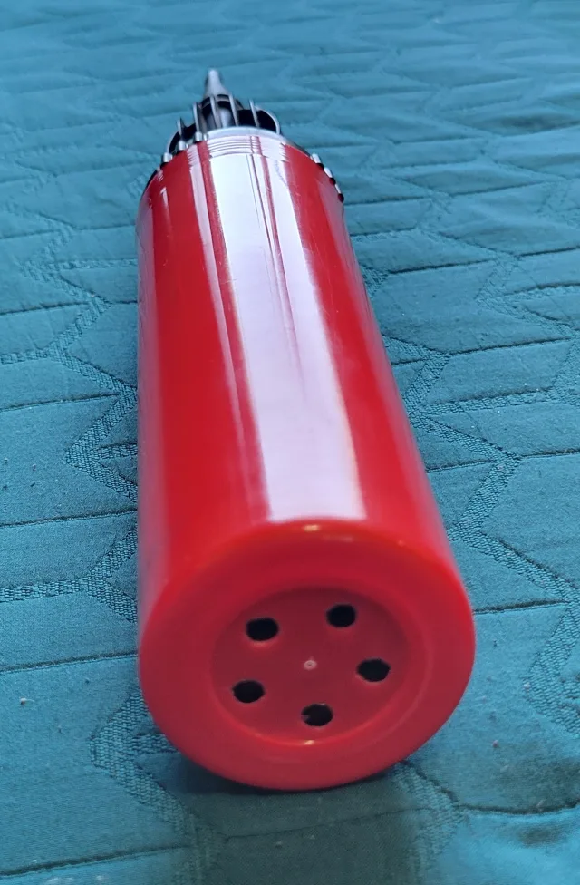 Red Plastic Balloon Hand Air Pump image indicator(3)