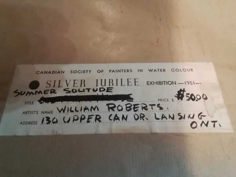 William Roberts North York Watercolour Painting image indicator(7)