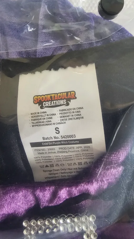 🥕Spooktacular Creations Witch Costume - Size Small image indicator(5)