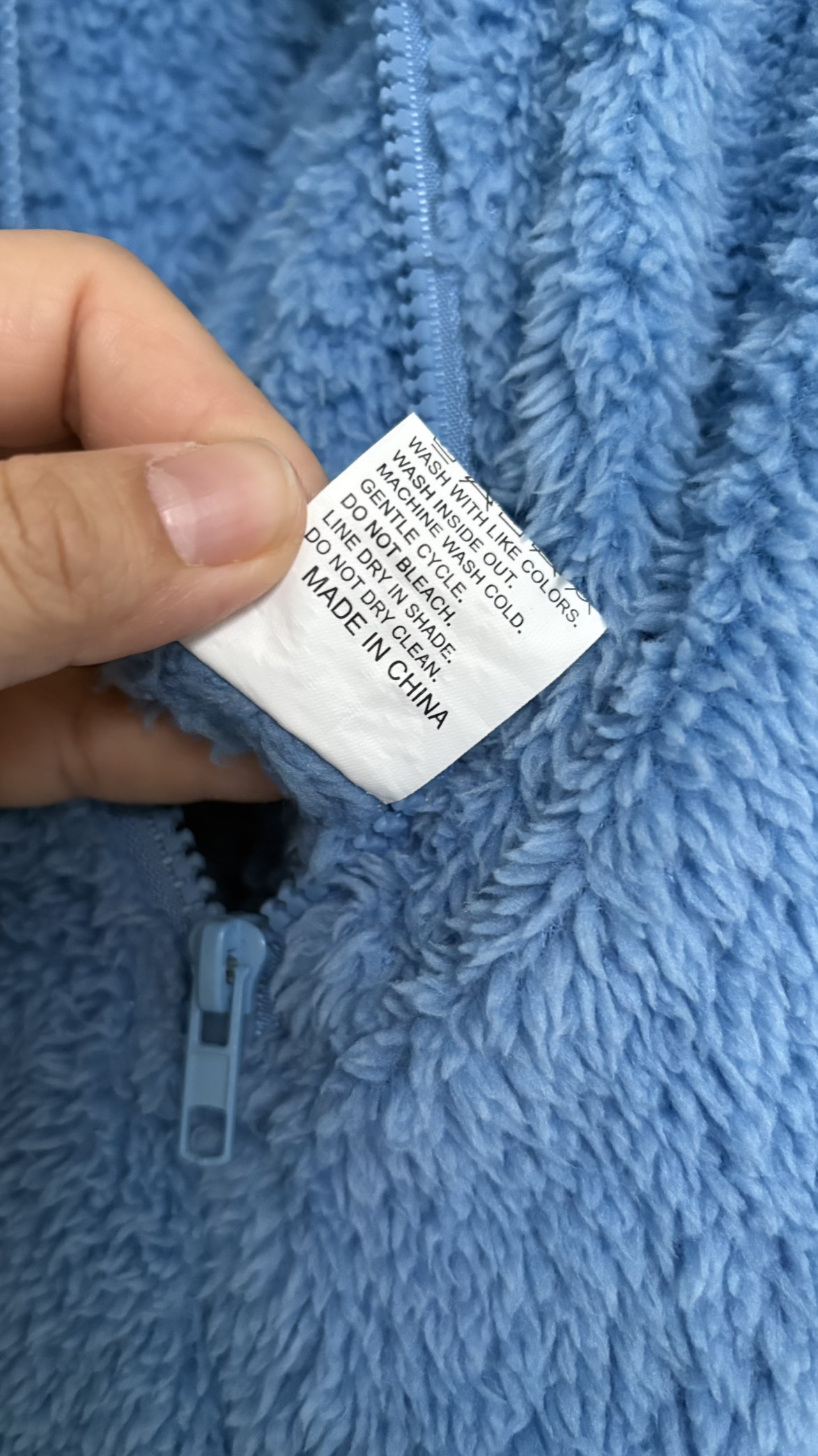 Women’s medium blue fleece onesie - photo 5