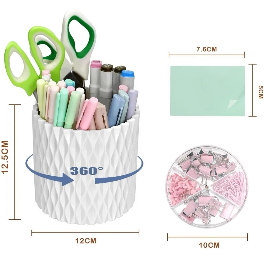 Gawsey 360° Rotating Pen Holder - White image indicator(2)