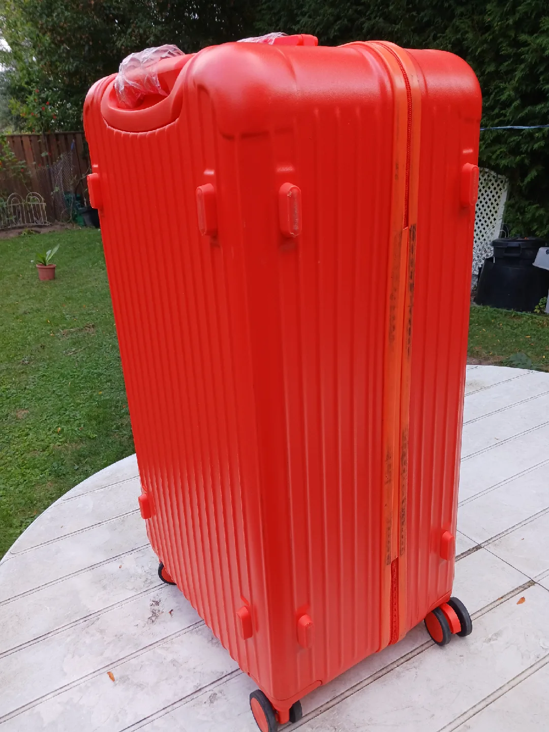 Orange Check-in Spinner Suitcase - 28" image indicator(4)