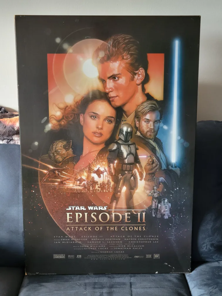 Vintage Star Wars Episode II Attack of the Clones Poster image indicator(4)
