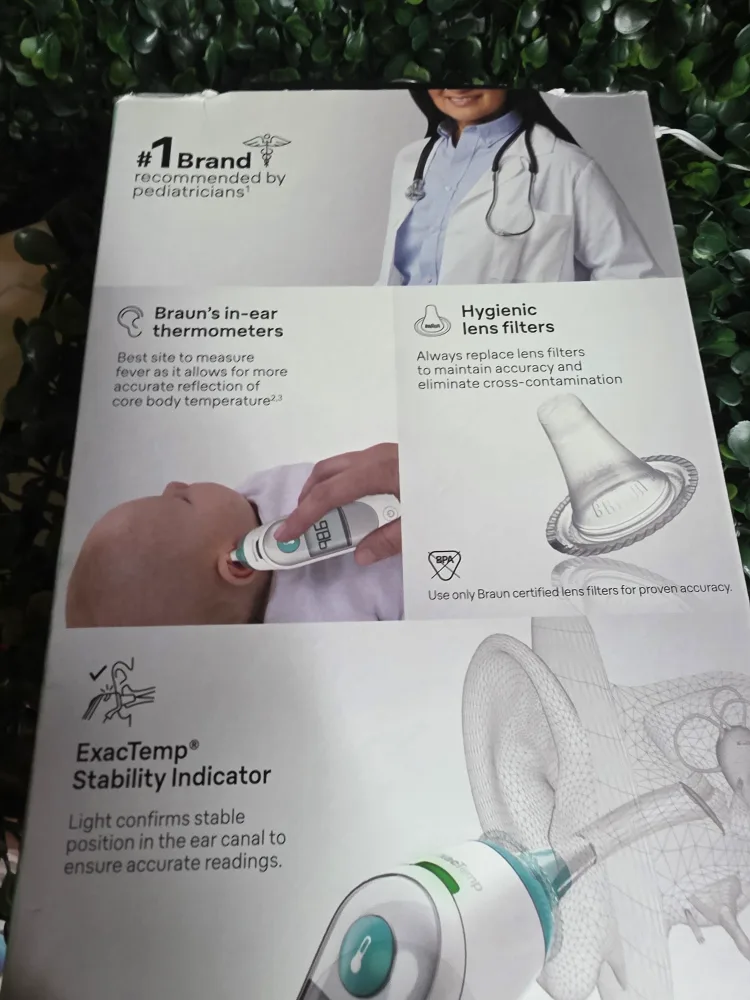 Braun ThermoScan 5 Ear Thermometer - Like New! image indicator(2)