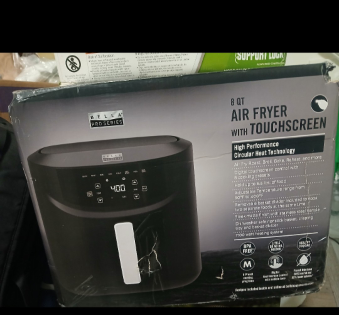 Bella Pro Series 8 QT Air Fryer with Touchscreen