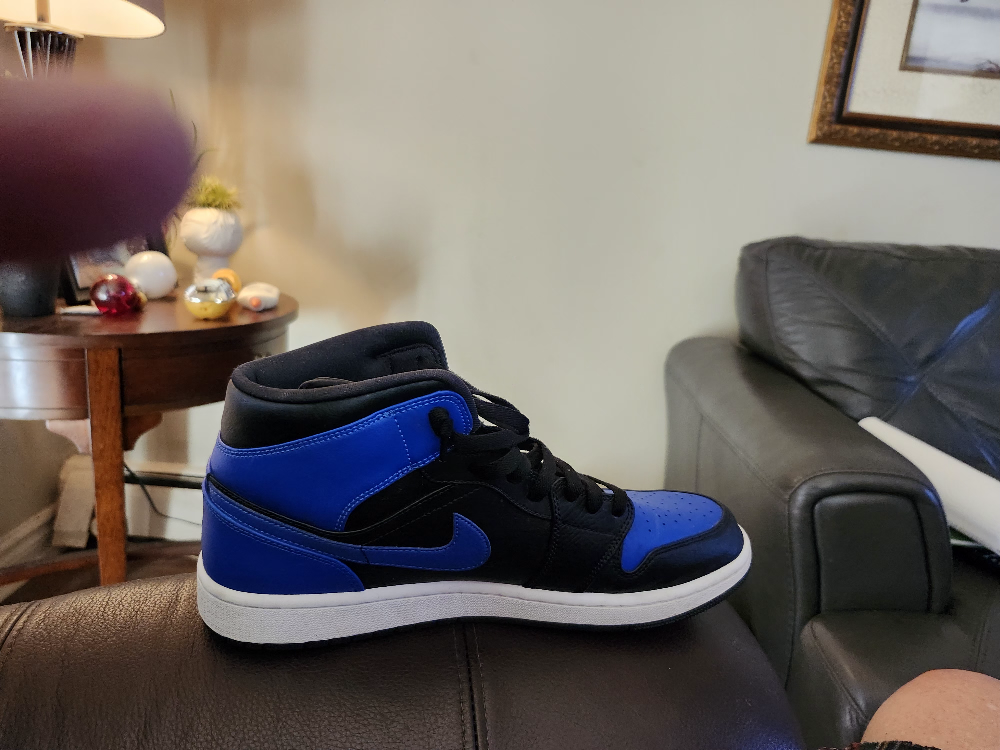 Nike Air Jordan 1 Low Black/Royal Blue - photo 4