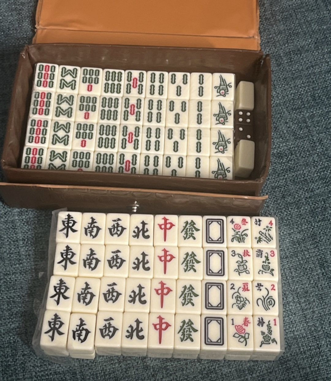 Mahjong Game Set for Festival Home Party,