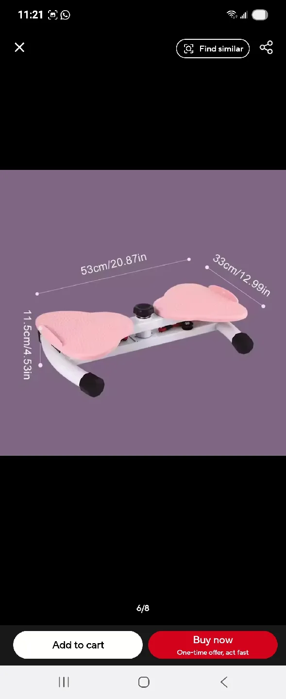 🩷Pink Fitness Stepper image indicator(4)