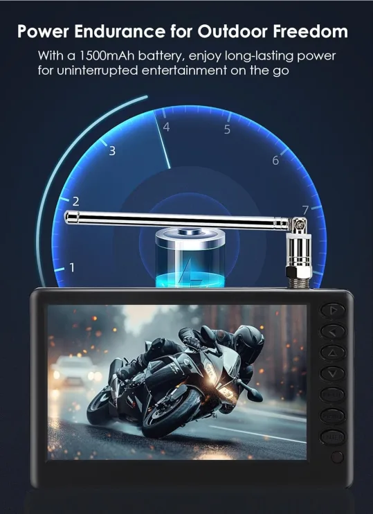 5 Inch Portable Digital TV image indicator(3)