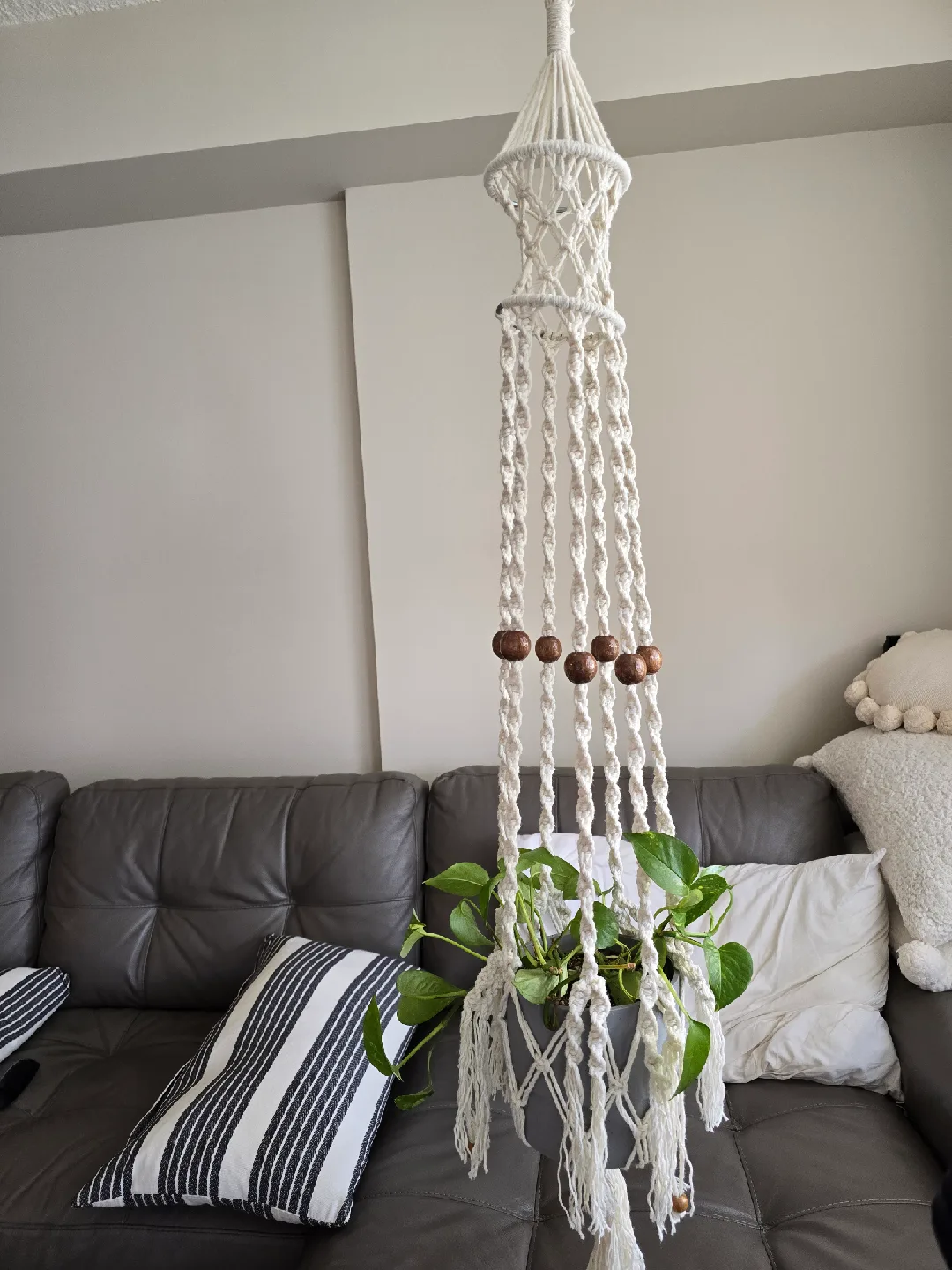 Macrame Plant Hanger - Boho Decor image indicator(3)