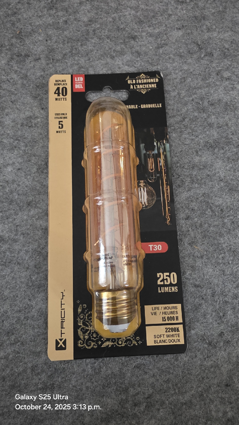 Xtrcity Vintage T30 6 Inch Edison LED Light Bulb - photo 2