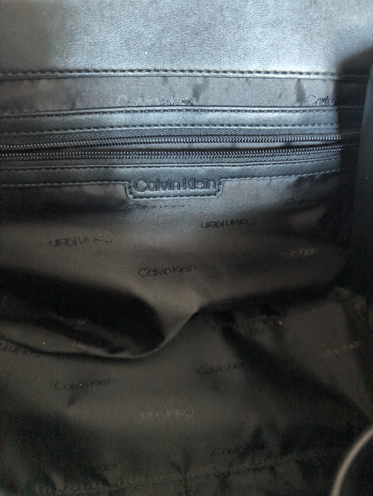 Calvin Klein Black Leather Satchel - photo 3