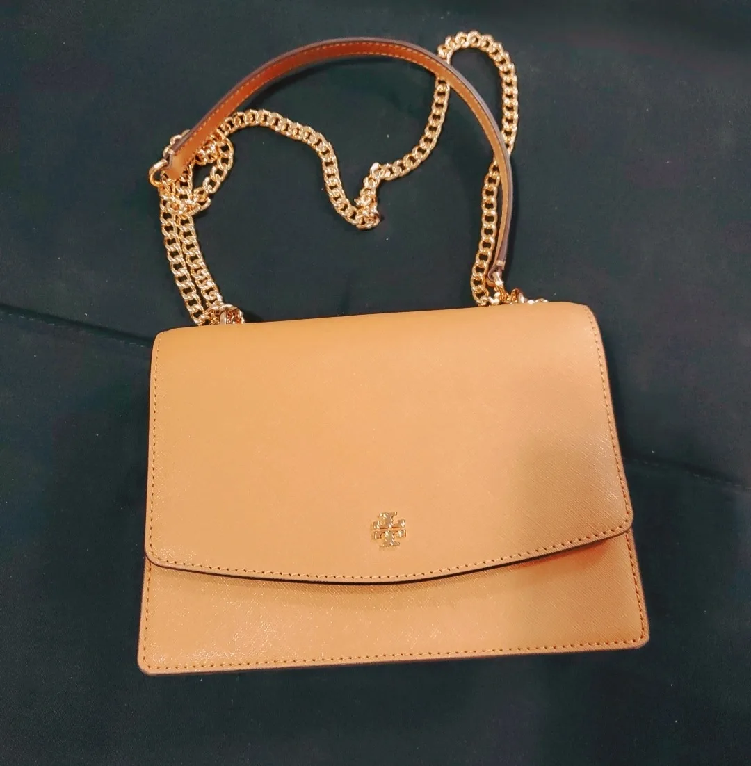 Tory Burch Emerson Flap Shoulder Bag - Cardamom image indicator(2)