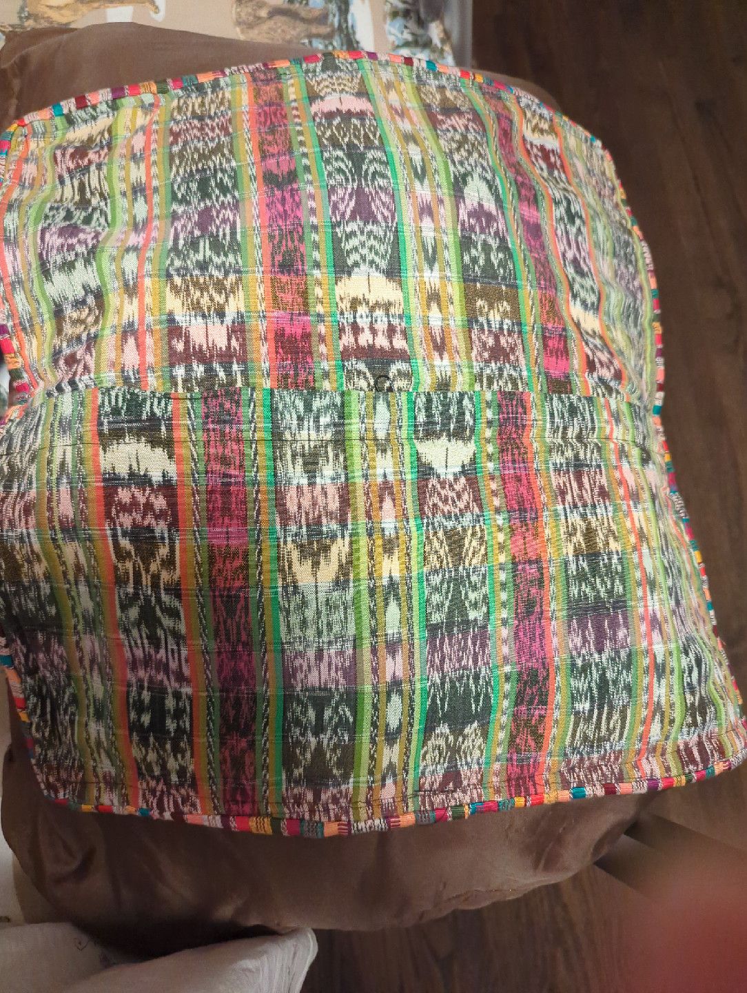 Colorful Embroidered Pillow Cover - photo 4
