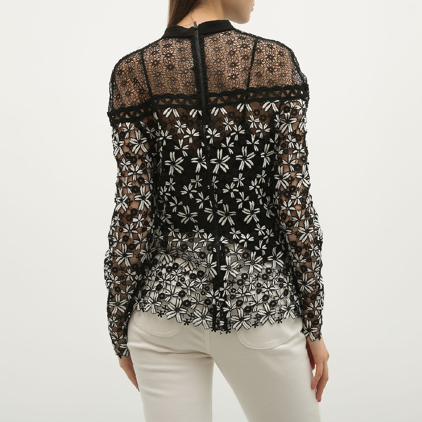 Self-Portrait Lace Trimmed Top size2 - photo 4