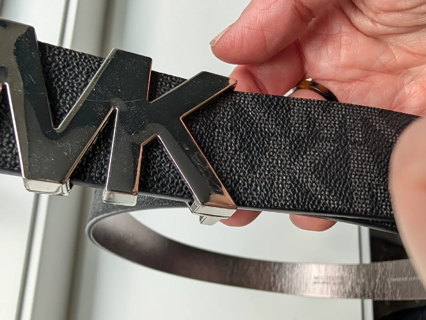 Michael Kors Black Belt image indicator(4)