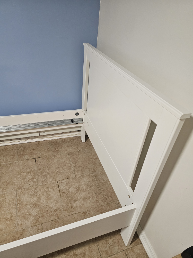 White twin  Bed Frame - photo 2