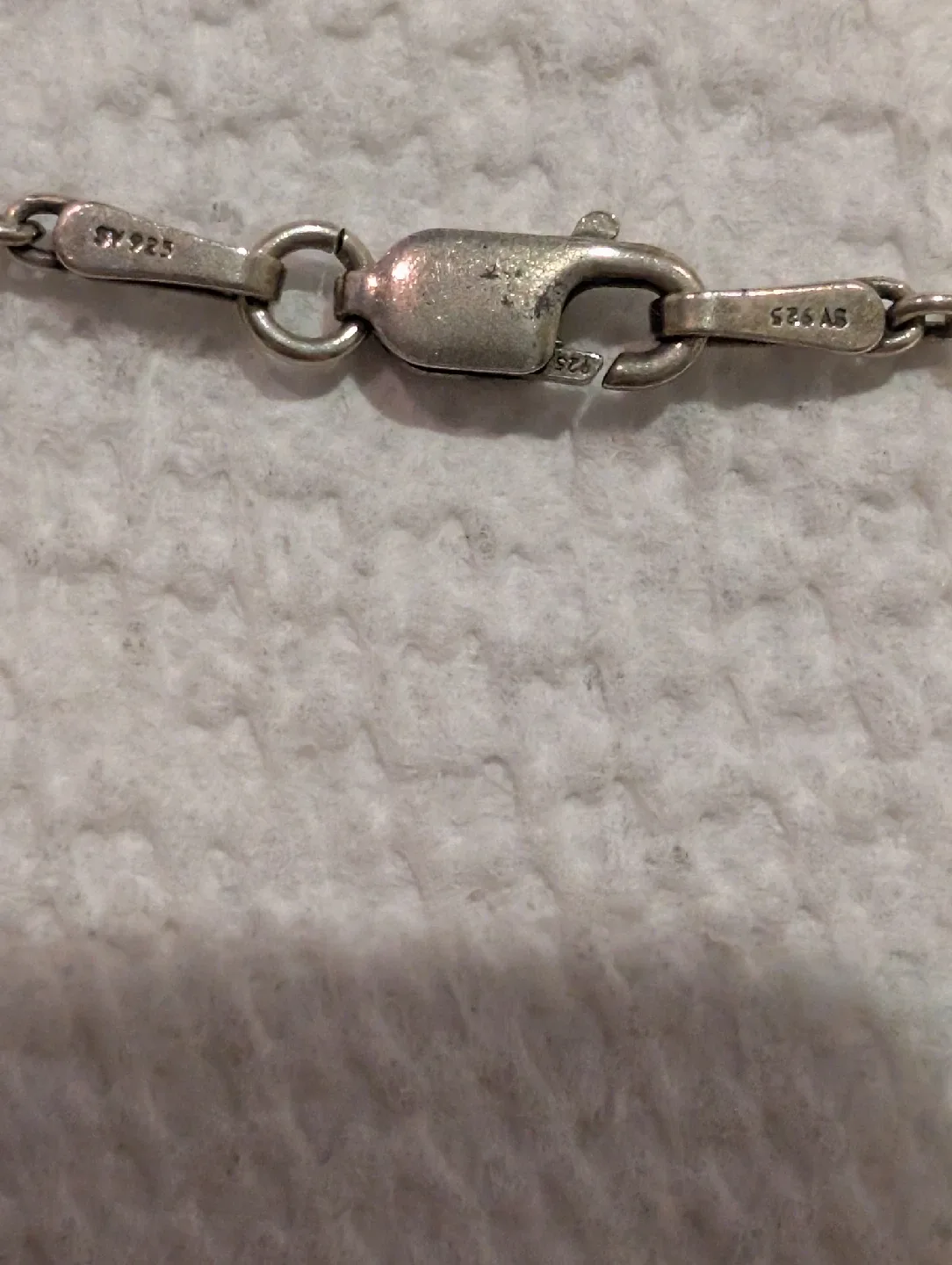 Handcrafted  1947 Silver Dime "Smiley" Pendant Necklace image indicator(7)