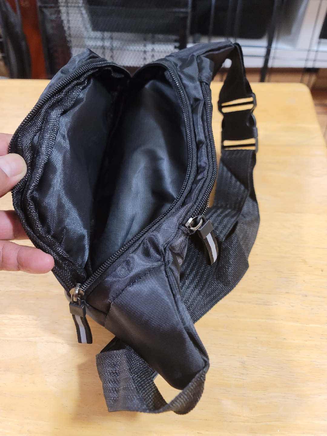 Bolsa de cintura ultrafina de nylon para hombre -, - photo 5