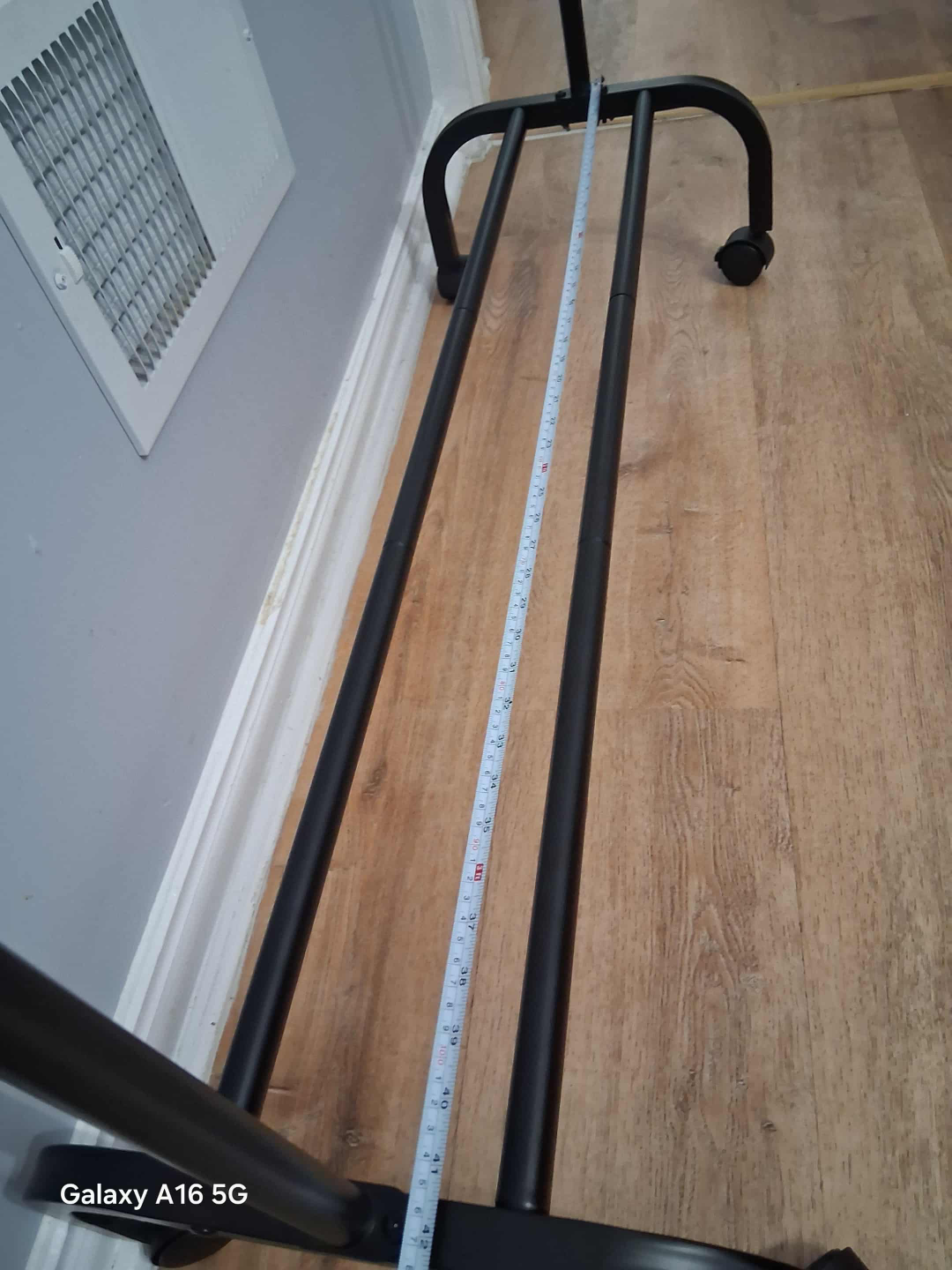 Black Metal Rolling Clothing Rack - photo 3
