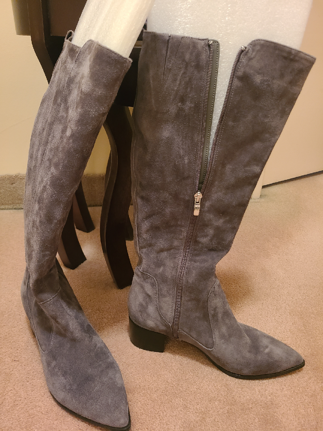 Nine West New grey suede boots - photo 2