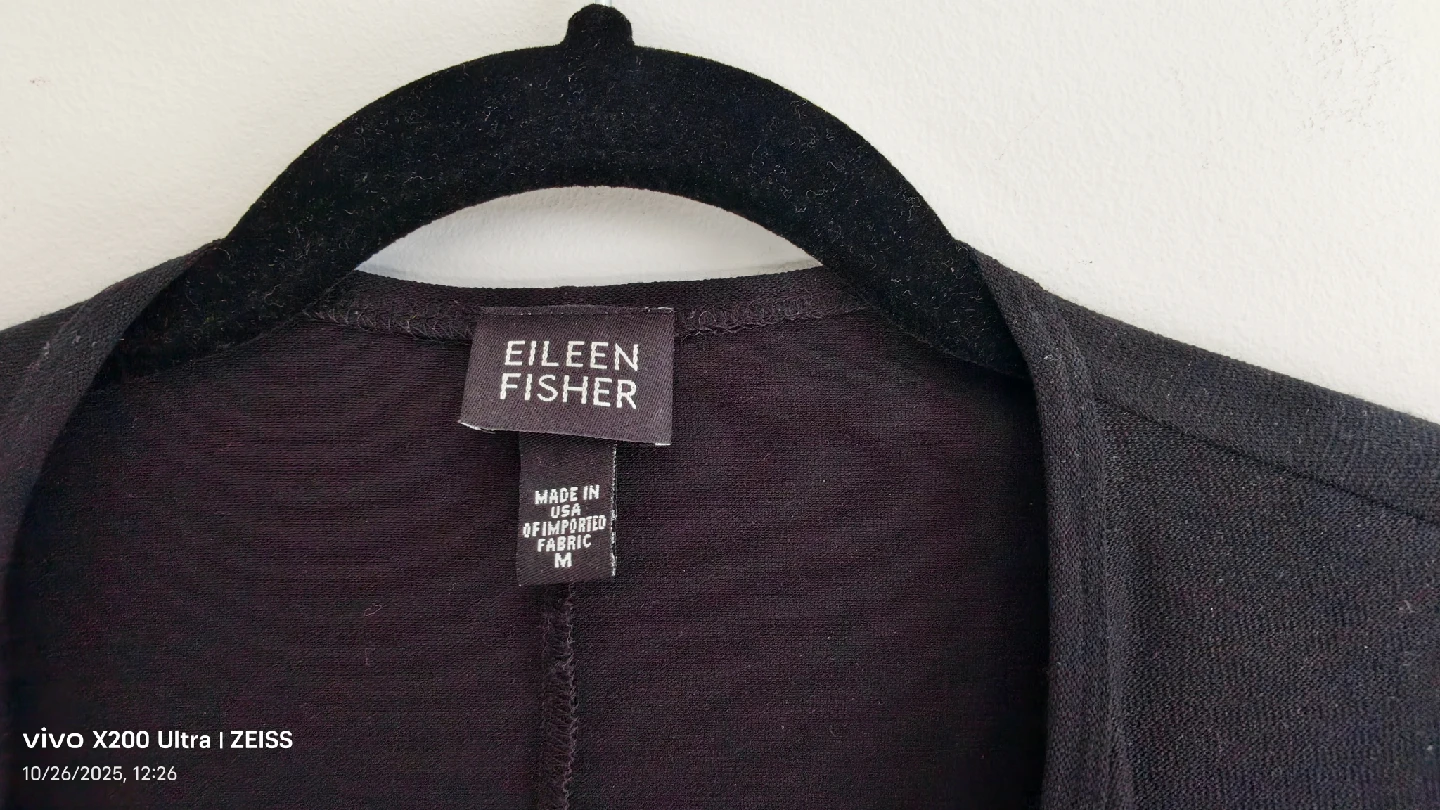 Eileen Fisher Black Jacket - Size M - photo 3
