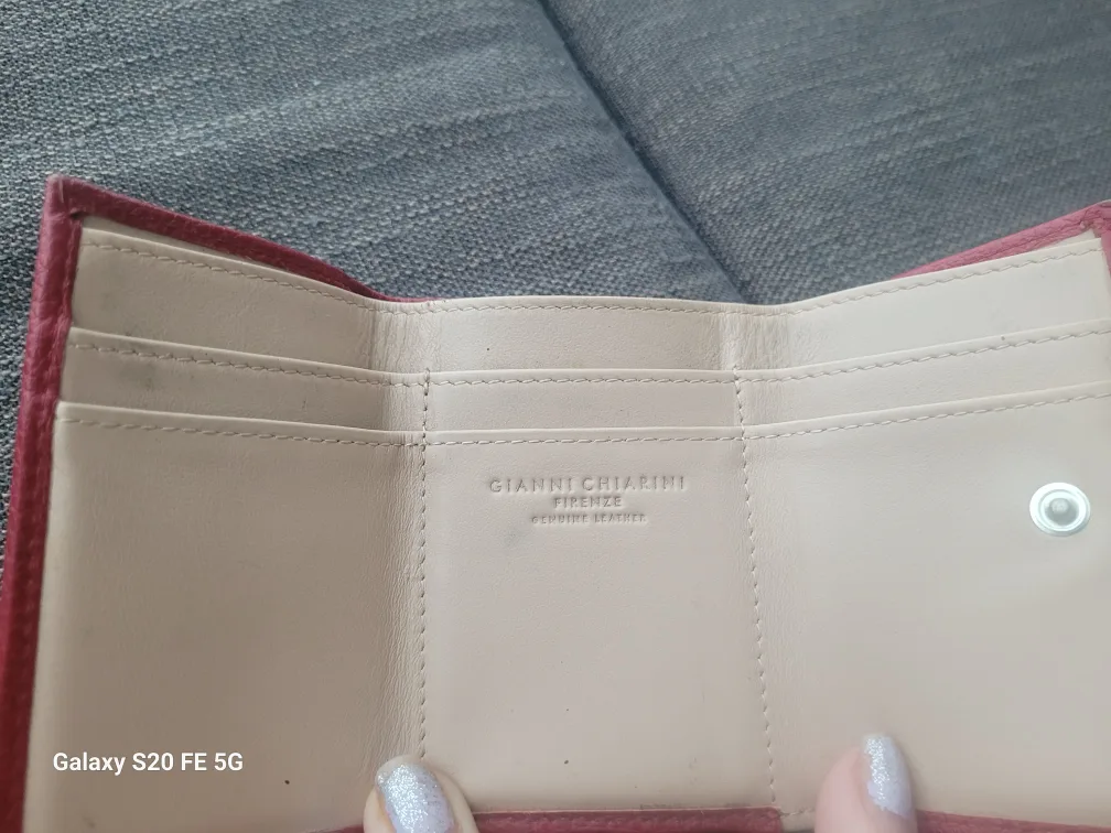 Gianni Chiarini Firenze Red Leather Wallet image indicator(4)