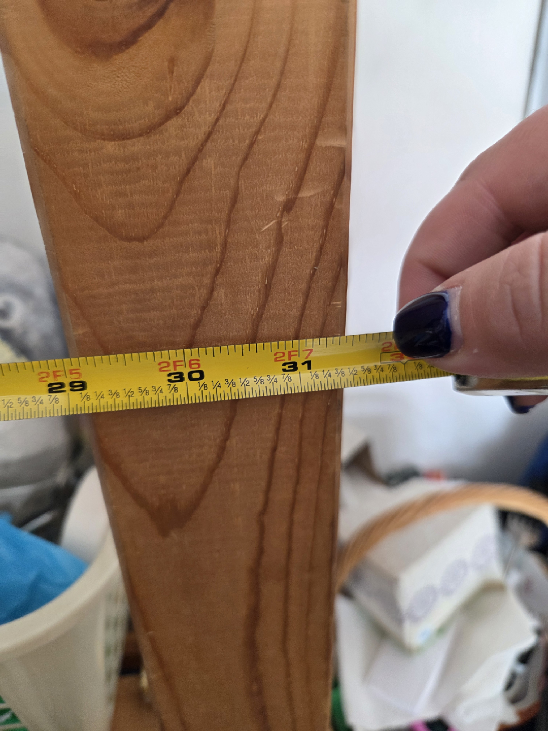 Wooden Shelf Unit - 63" Tall - photo 3