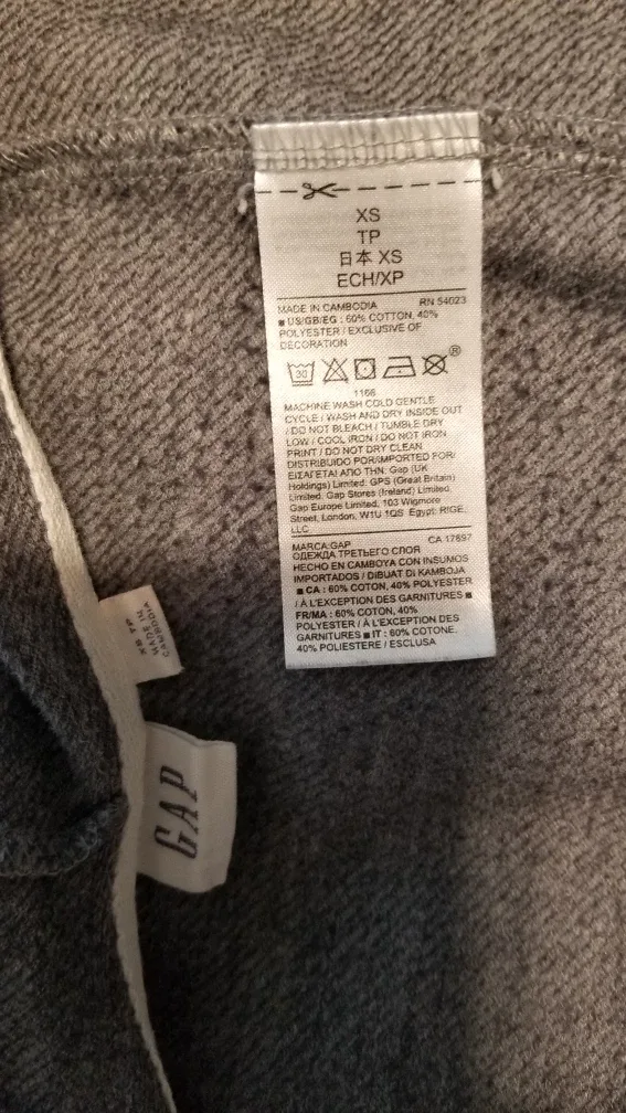 GAP STAR Hoodie,Cuff Top,RW&Co Sweater+5 Tops image indicator(5)