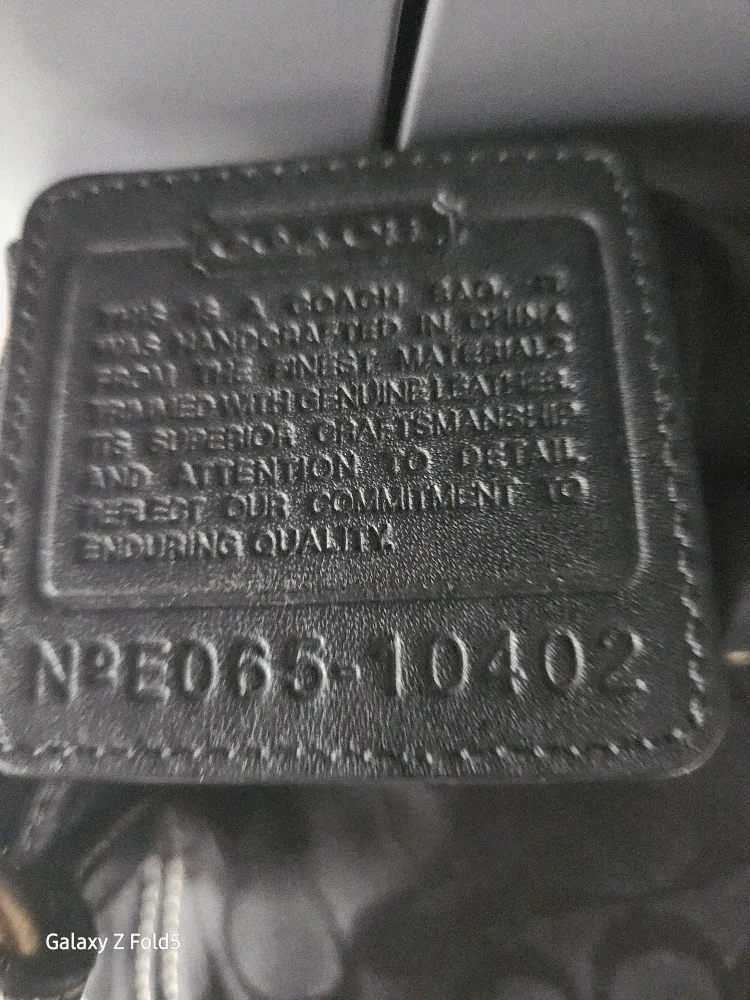 Coach Black Crossbody Bag - Excellent Condition! image indicator(4)