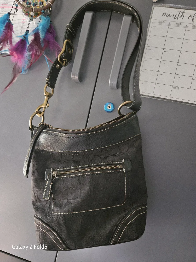 Coach Black Crossbody Bag - Excellent Condition! image indicator(5)