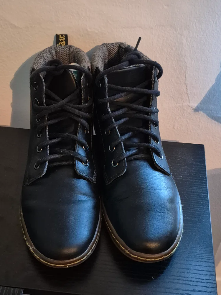 Dr. Martens Black Leather Boots thumbnail