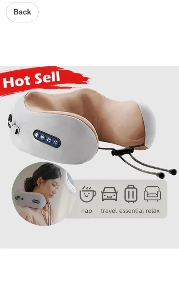 U-Shaped Massage Pillow - Neck & Shoulder image indicator(5)