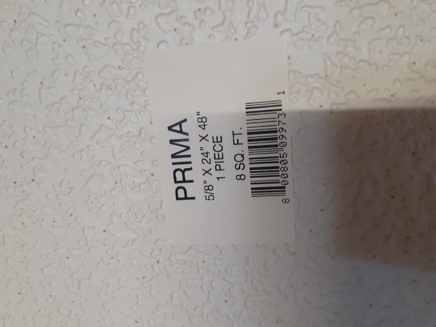 Prima 5/8" x 24" x 48" Acoustic Ceiling Tile - photo 4